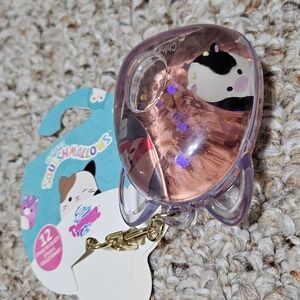Squishmallows Connor Cow Tsunameez Clip Keychain